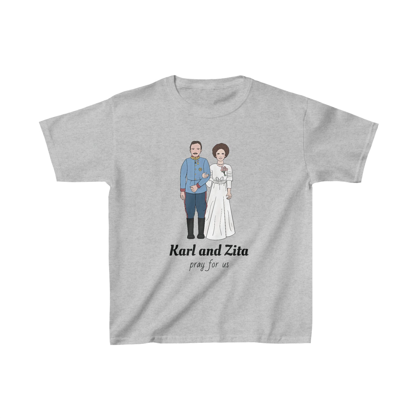 Blessed Karl and Servant of God Zita Youth T-Shirt