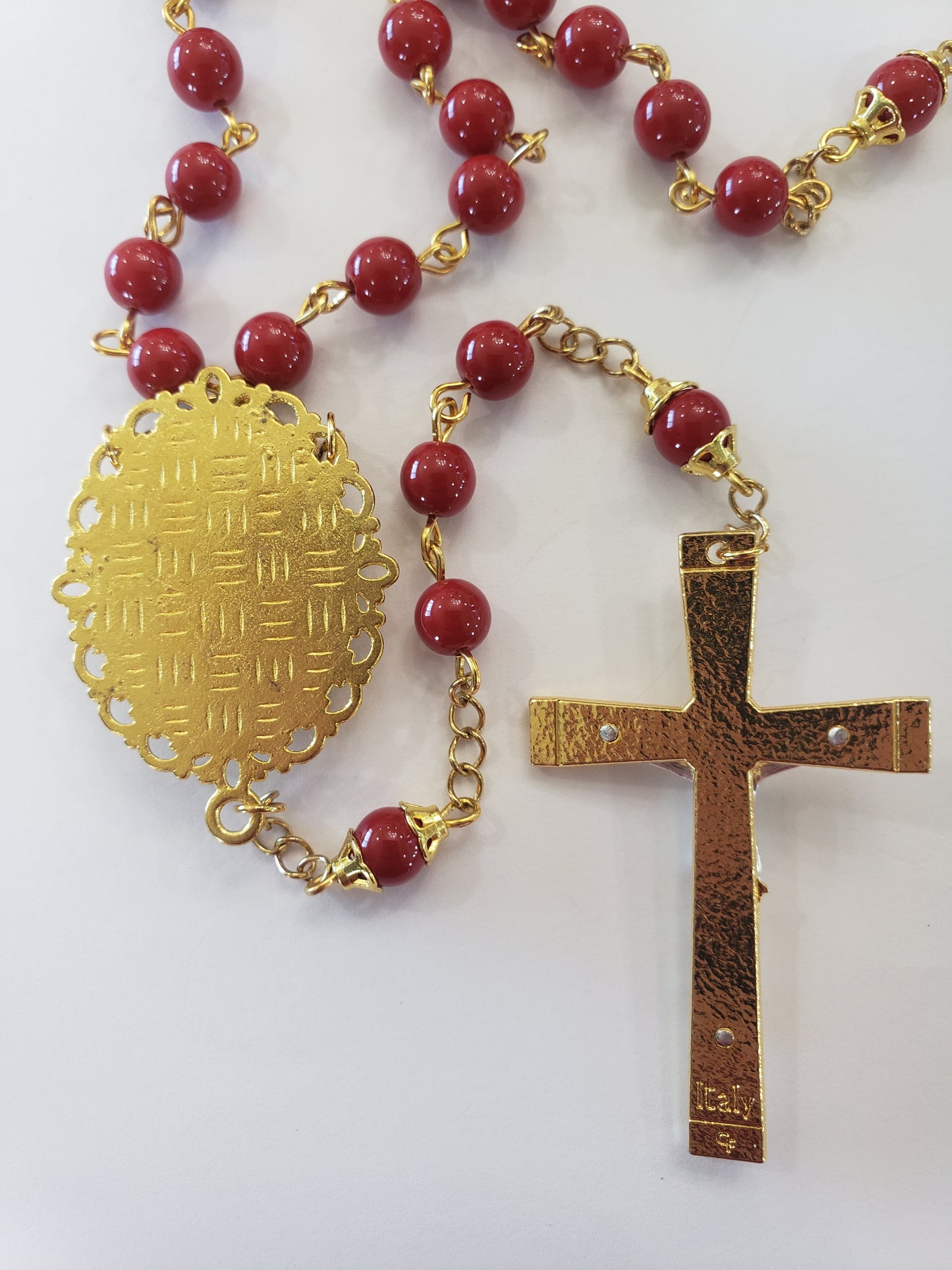 Red Our Lady of Sorrows Rosary