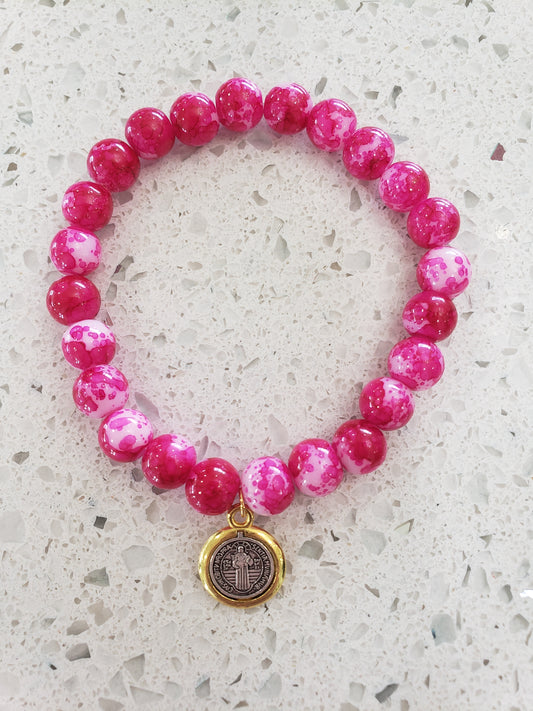 Pink St. Benedict Bracelet