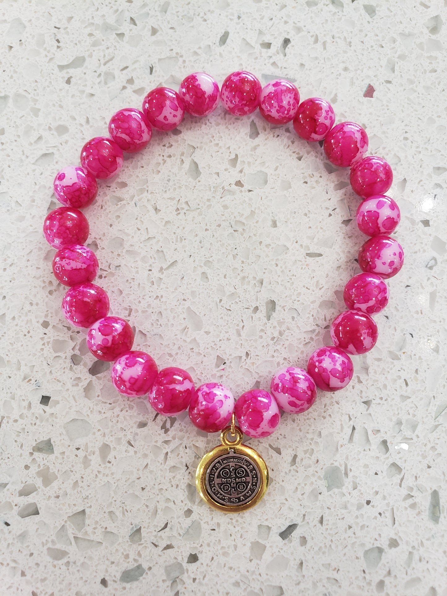 Pink St. Benedict Bracelet