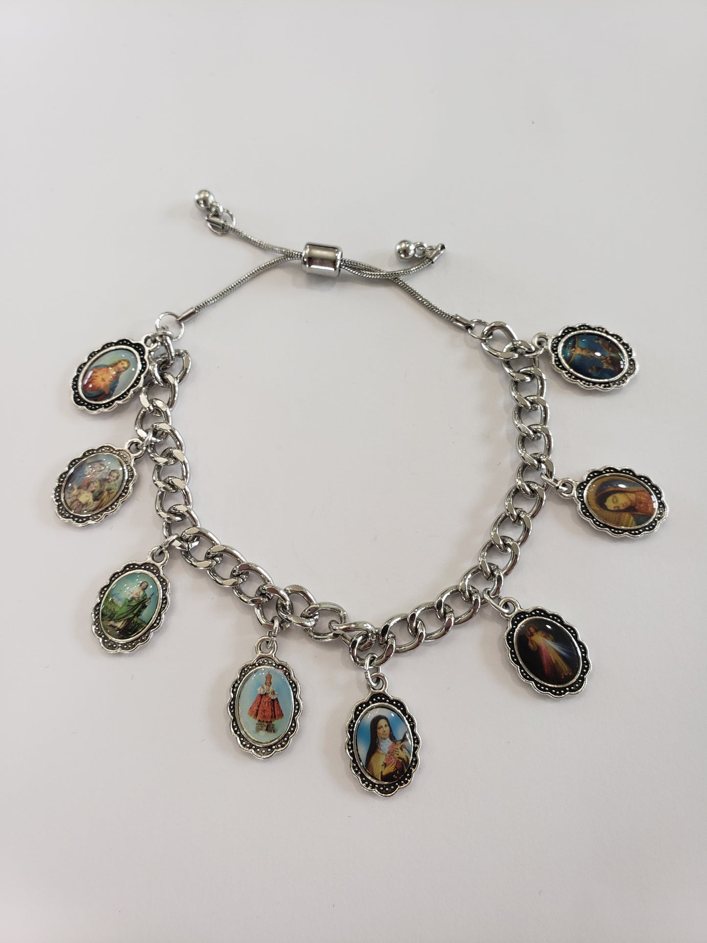 Catholic Saint Charm Bracelet