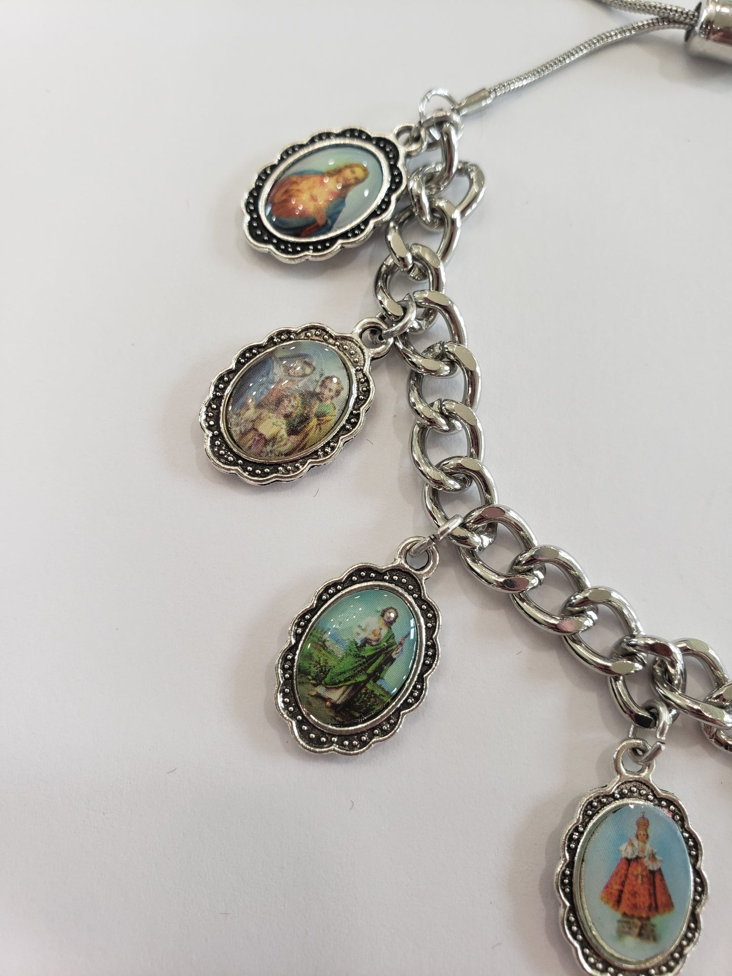 Catholic Saint Charm Bracelet