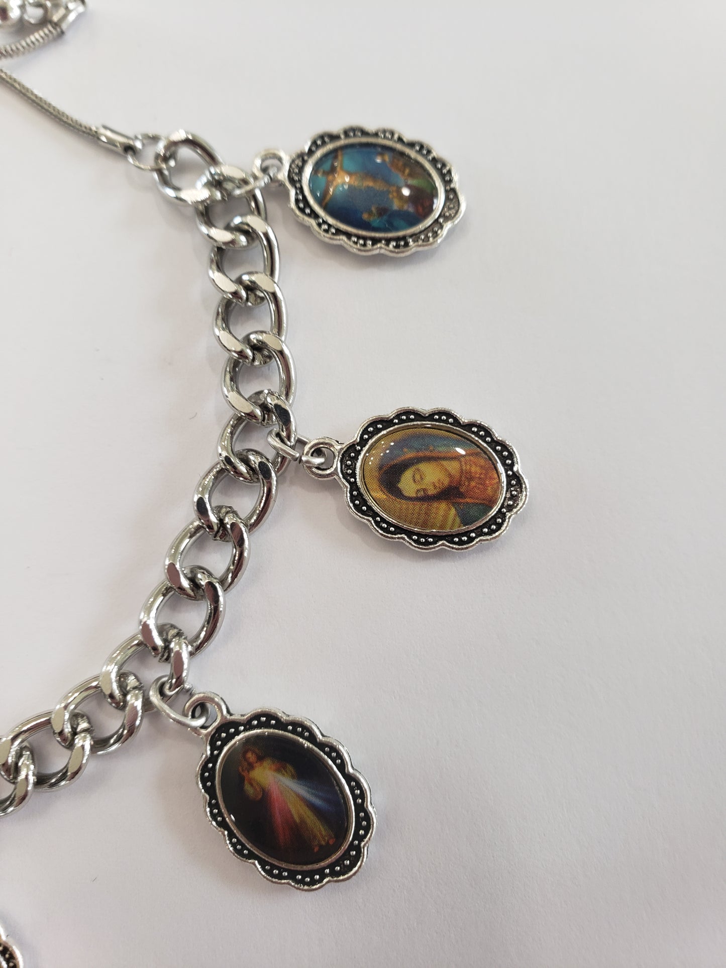 Catholic Saint Charm Bracelet