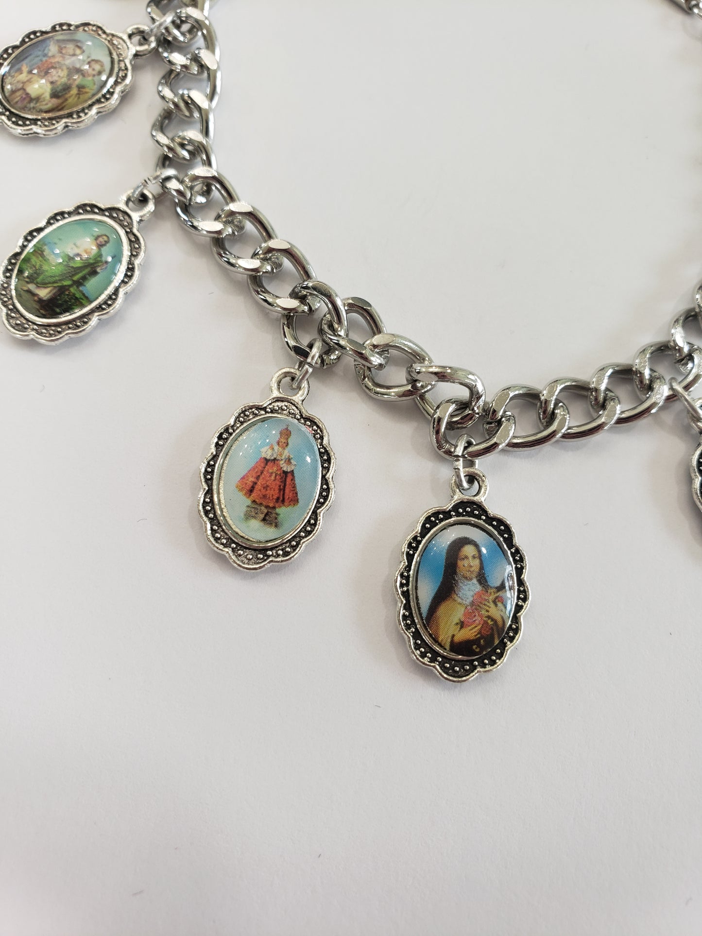 Catholic Saint Charm Bracelet