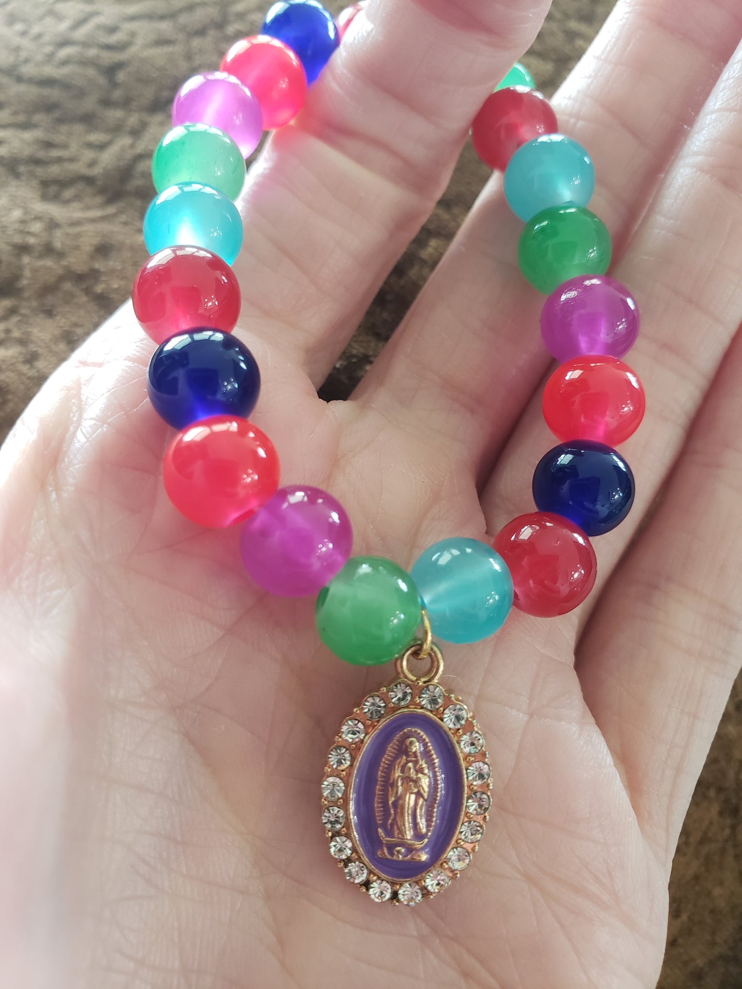 Our Lady of Guadalupe Multicolored Bracelet Child Size