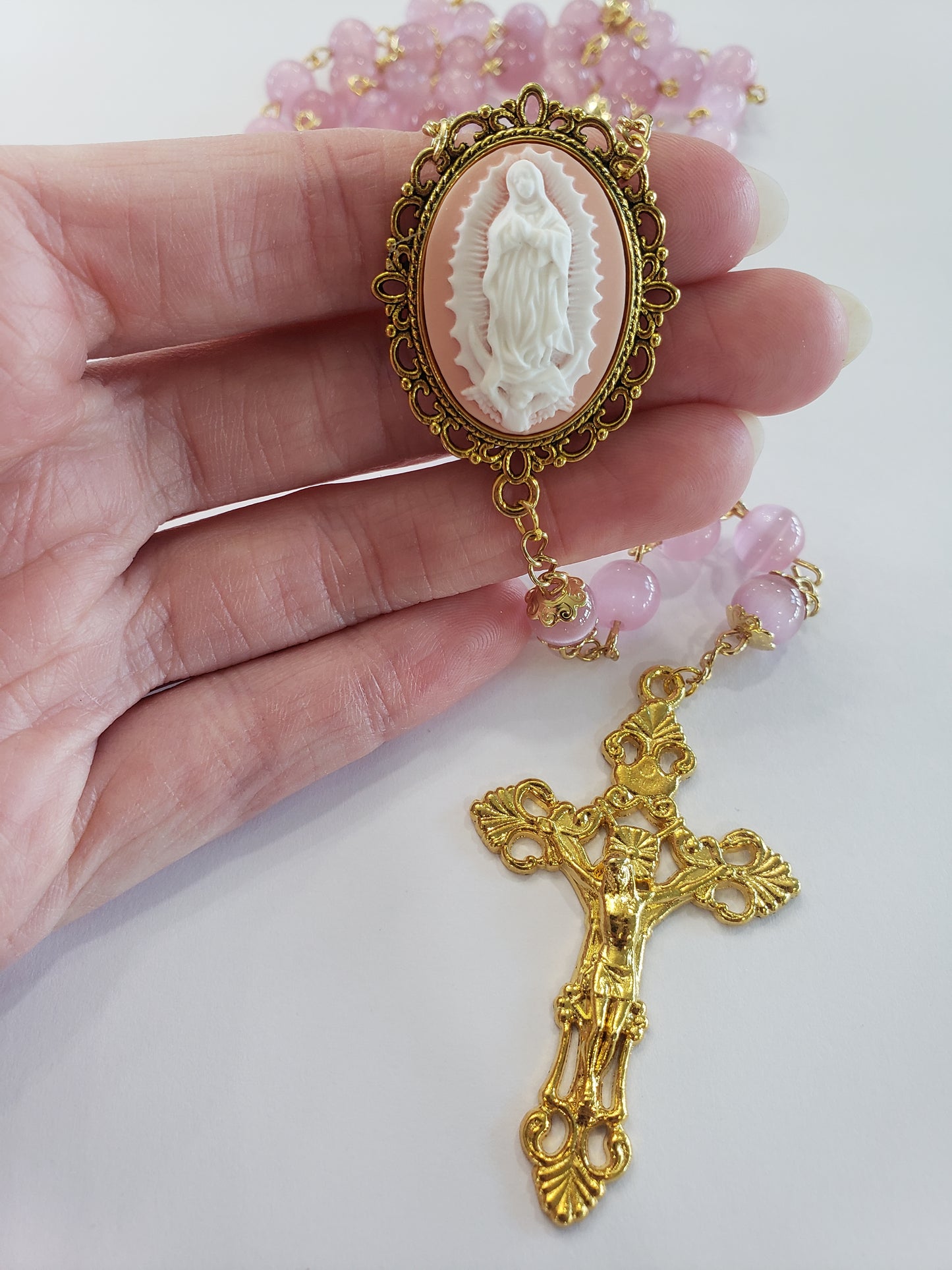 Our Lady of Guadalupe Cameo Rosary