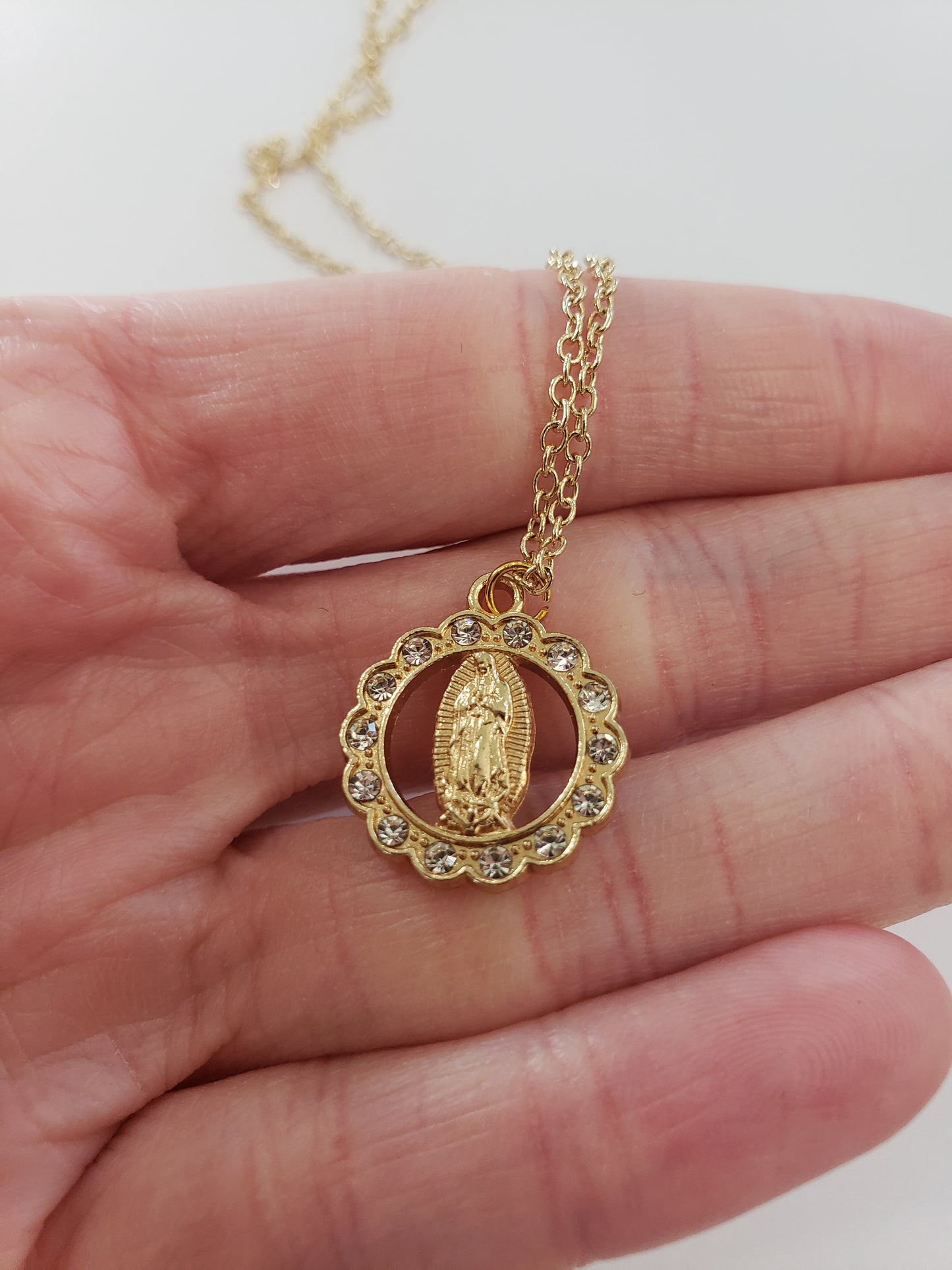 Our Lady Gold Necklace