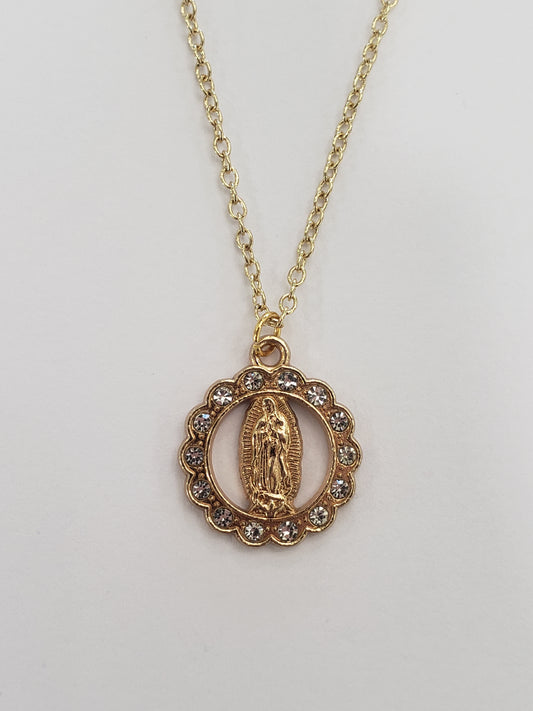 Our Lady Gold Necklace