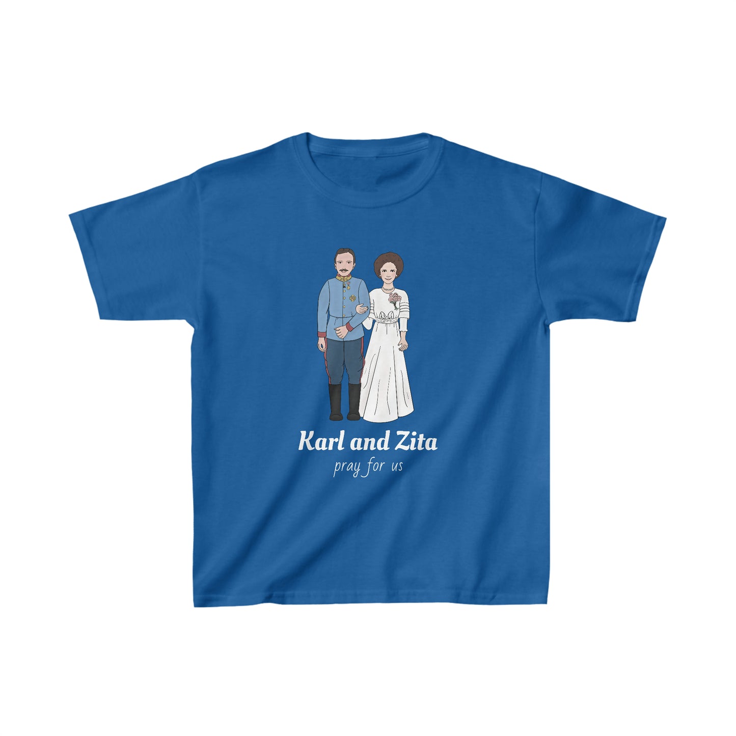 Blessed Karl and Servant of God Zita Youth T-Shirt